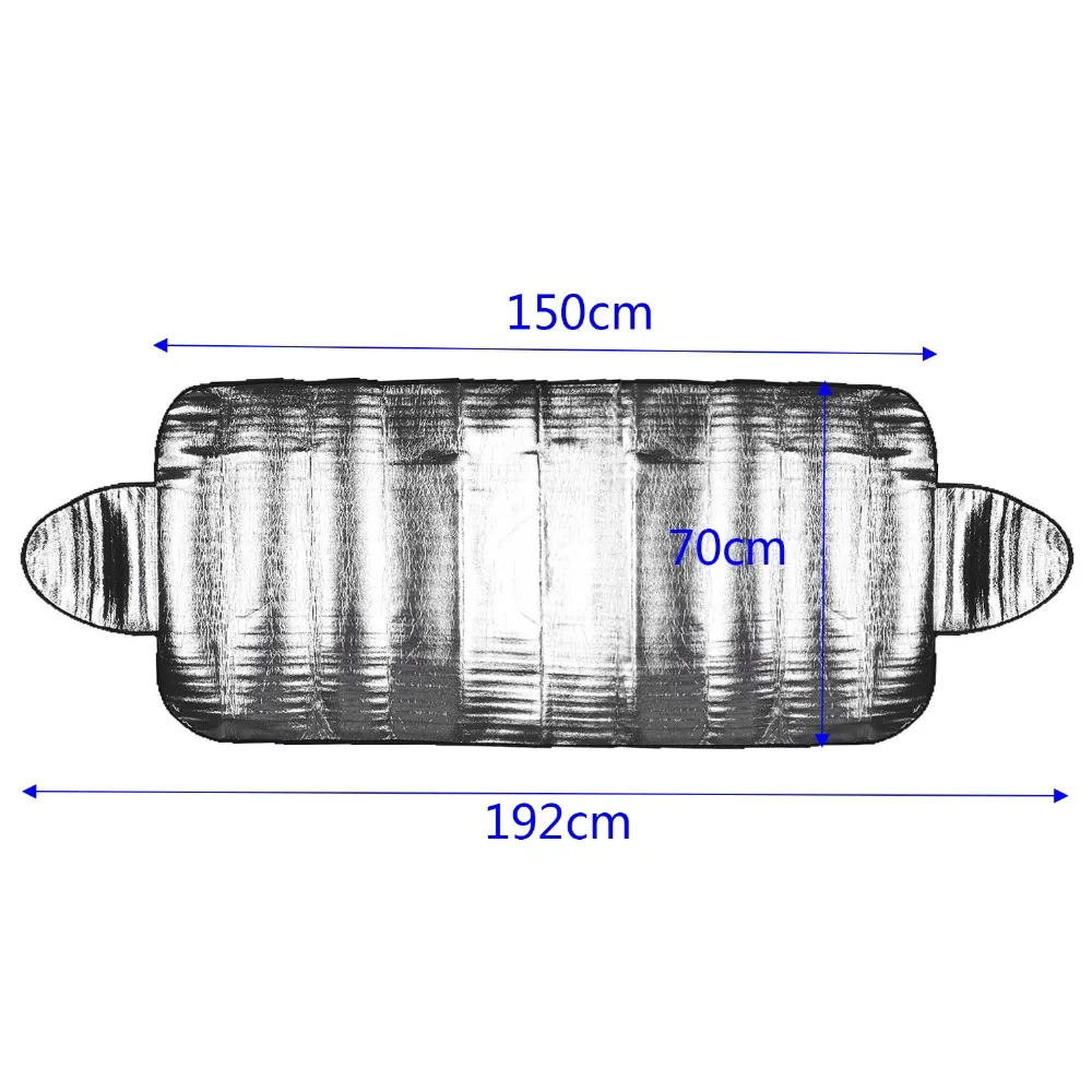 Auto Windshield Sunshade Reflective Sun Shade 192x70cm Aluminum Film Windshield Sunshade Protector for Car Cover Visor