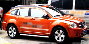 

Hot selling aluminium alloy material sliver color 2 pcs roof rail for Dodge Caliber