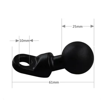 

Black Motorcycle Mobile Phone GPS Holder Mounts Fixed Ball Base Isolate Dampens with 10mm Hole Motocicleta Accessories