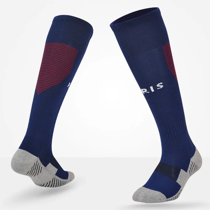 Image Adult and Kids Soccer Socks Professional Clubs Football Antiskid Thick Warm Socks Knee High Training Long Stocking Skiing Socks