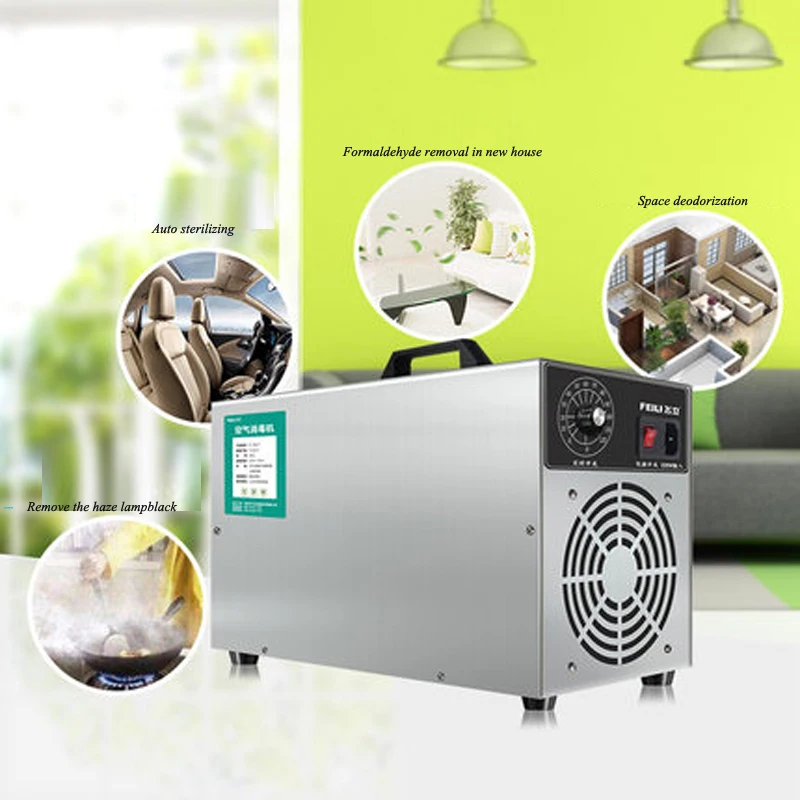 

Household Ozone Generator Remove Formaldehyde Car Disinfector Air Deodorizer FL-803S