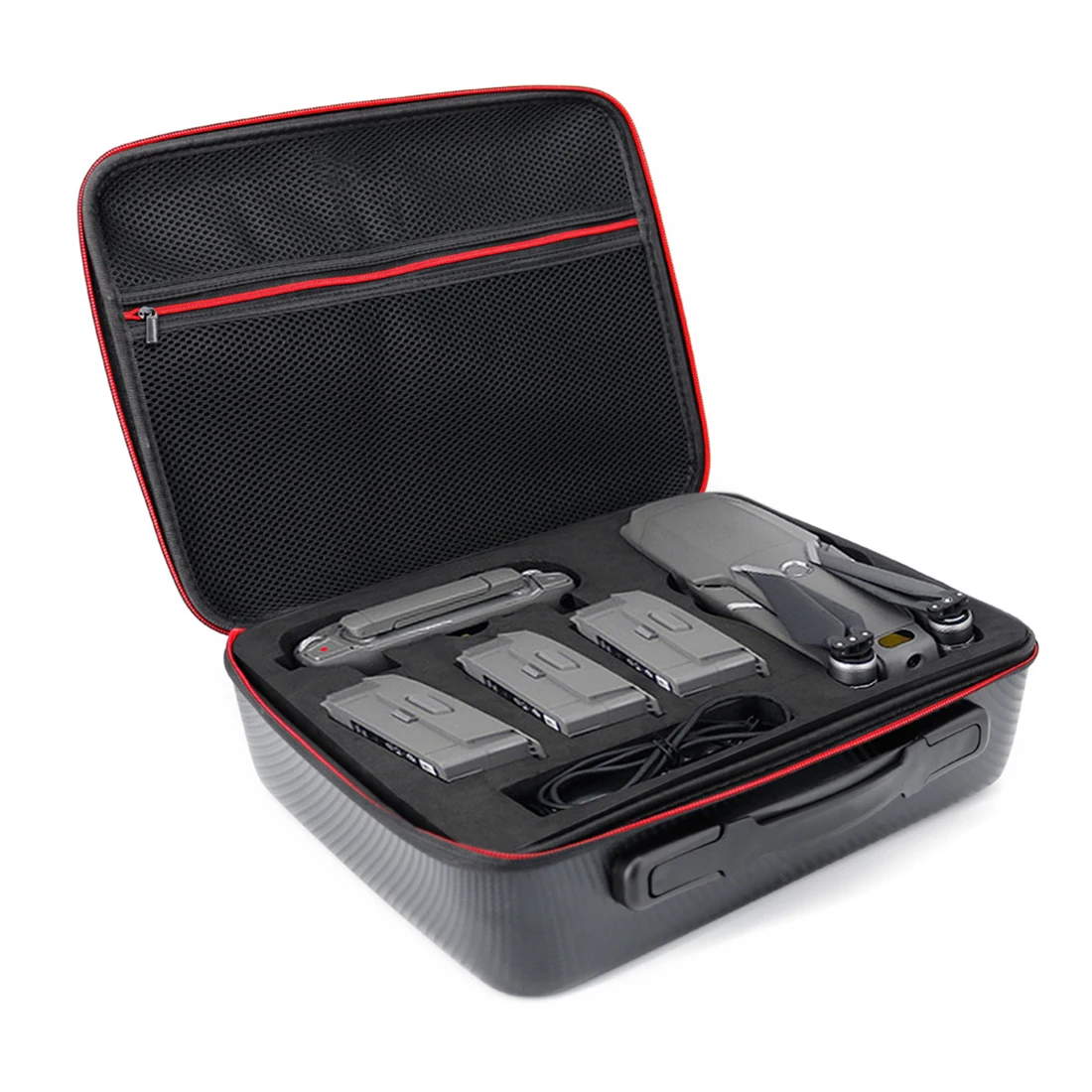 Сумка для хранения 4 аккумуляторов портативный чехол из ПУ для DJI MAVIC 2 PRO/MAVIC 2 ZOOM для 1 пульта дистанционного управления