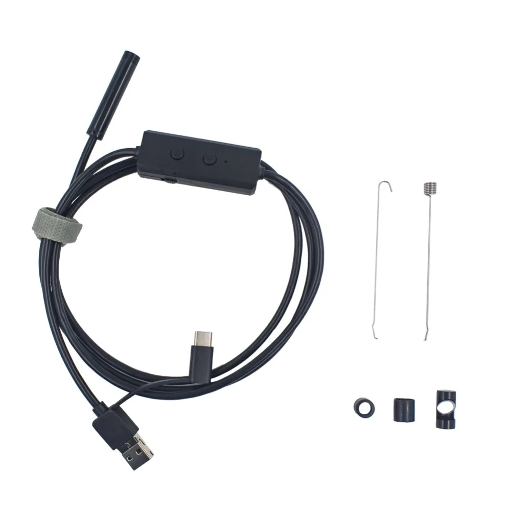 11-F160 WiFi Endoscope Camera No battery No charging 8mm Lens HD720P 1M2M3.5M5M Soft Hard Cable wireless inspection borescope