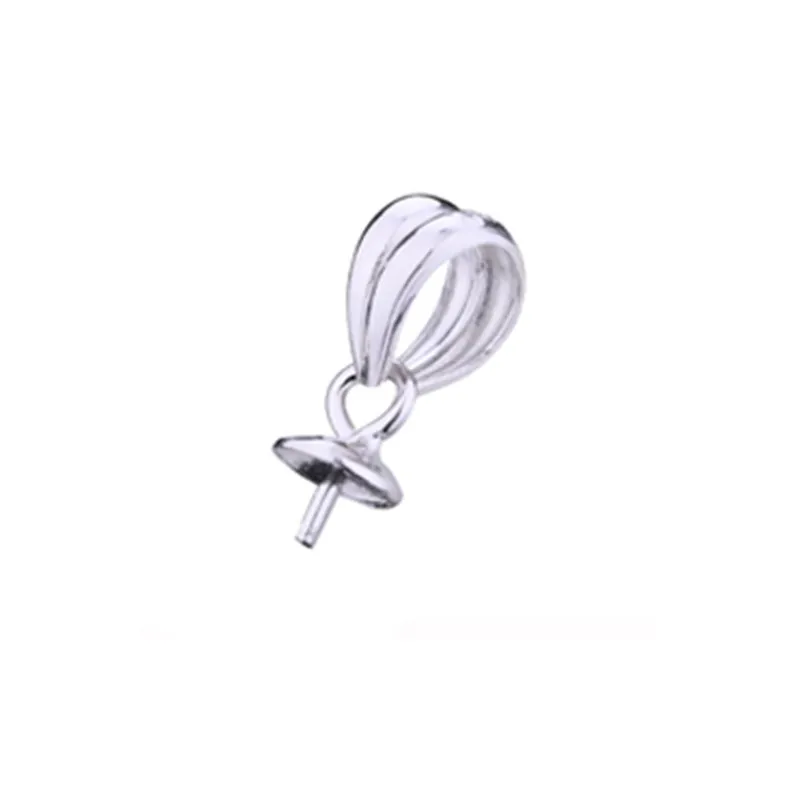 Серебро 925 Для женщин подвеска 7-12 мм жемчуг или круглый шарик Маунт Semi подвеска Fine Jewelry установка