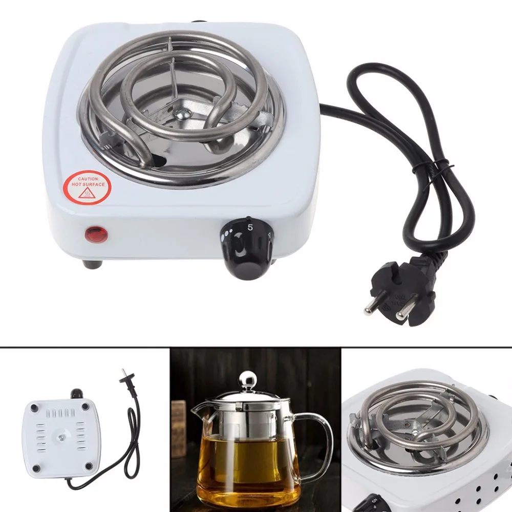 MEXI EU Plug 500W Stainless Steel Electric Stove Hot Plate Burner