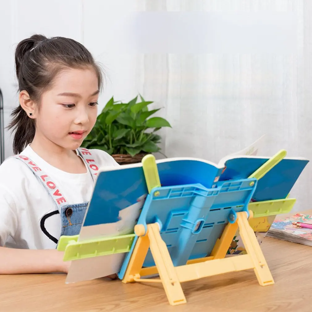 Foldable Book Stand Holder Portable Bookstand with Page