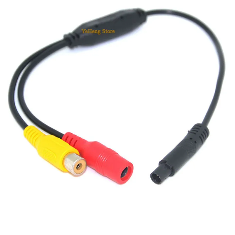 

Car Video Cable RCA-4PIN For Car Rear View Camera Connect For Car Monitor DVD,Free Shipping