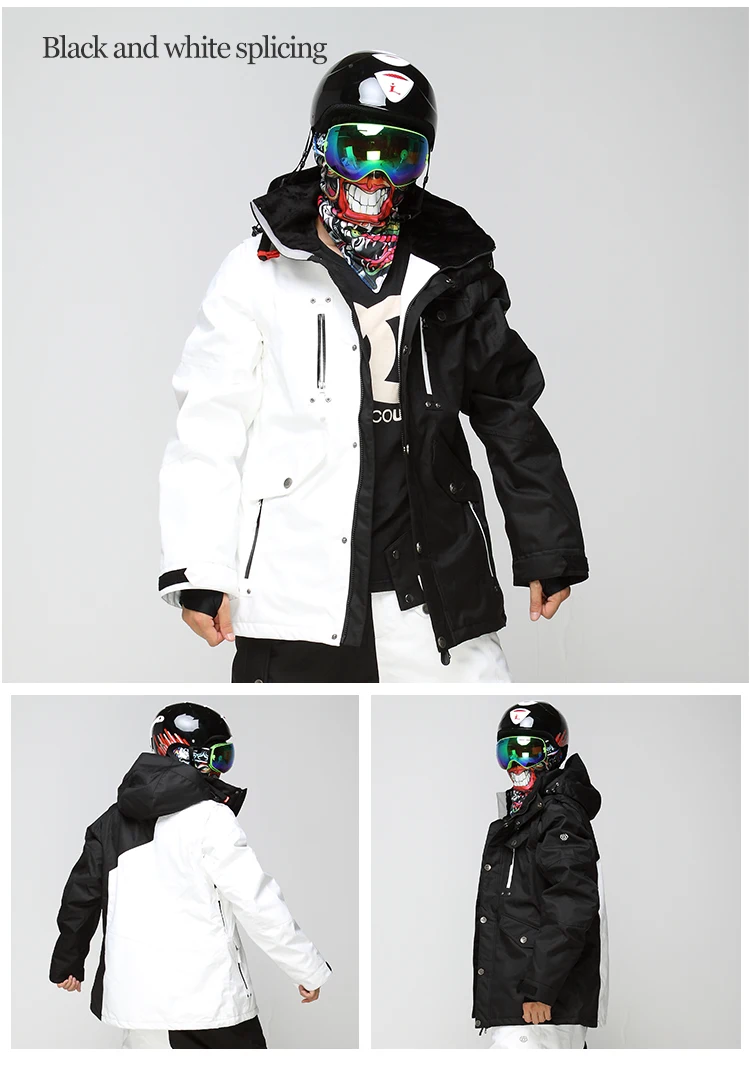 white snow jacket