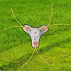 2022 plus récent 4 lignes de tête coupe lame tondeuse Nylon tondeuse tête jardin coupe gazon tête pour tondeuse à gazon coupe gazon accessoire ► Photo 1/6