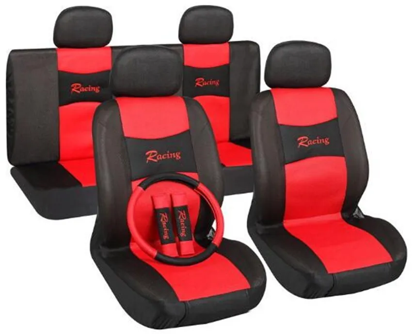 Популярный брендовый чехол из полиэстера для автомобильного сиденья, универсальный чехол для автомобиля, защита сиденья для Toyota, Lada, Honda, Ford, Opel, Kia