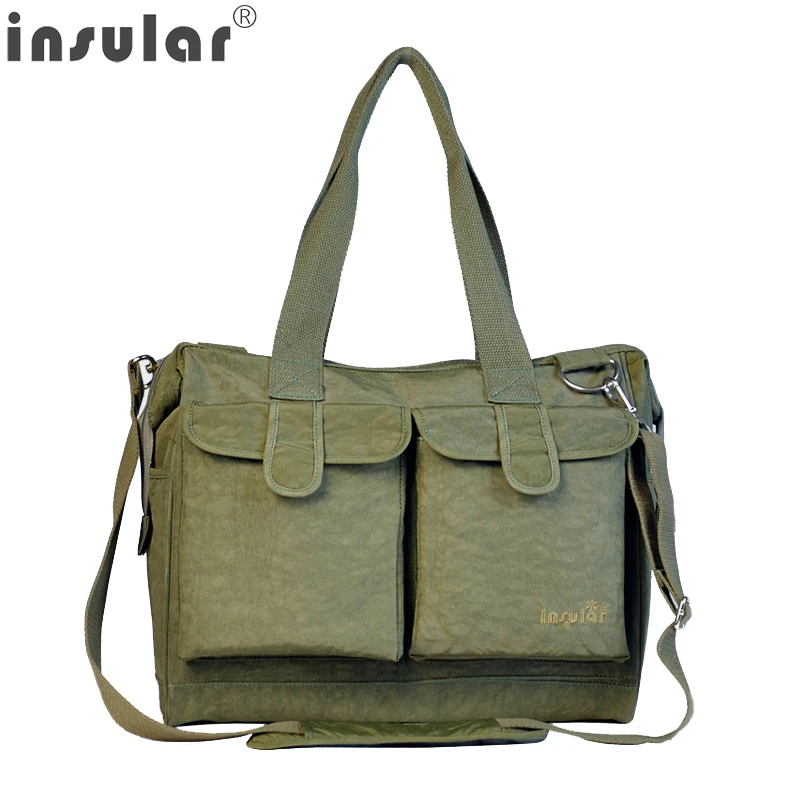 

Multifunctional antibacterial give mummy bag large capacity from mother to child go out mother bag large pregnant women bag