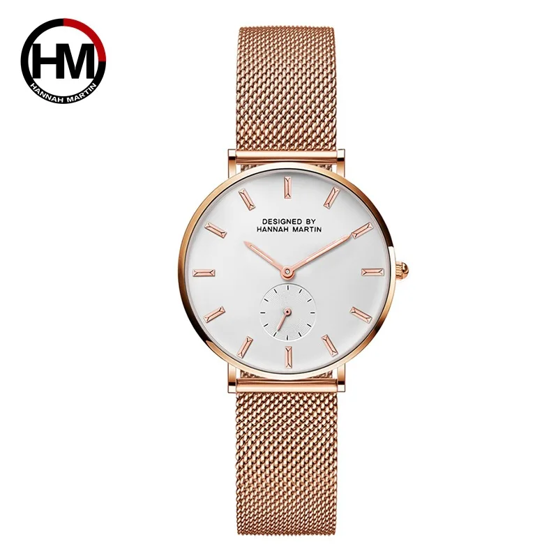 

Luxury Brand Designer Ladies Dress Watch Rose Gold Ultra Thin Women Watches Steel Mesh Quartz Waterproof Clock relogio feminino