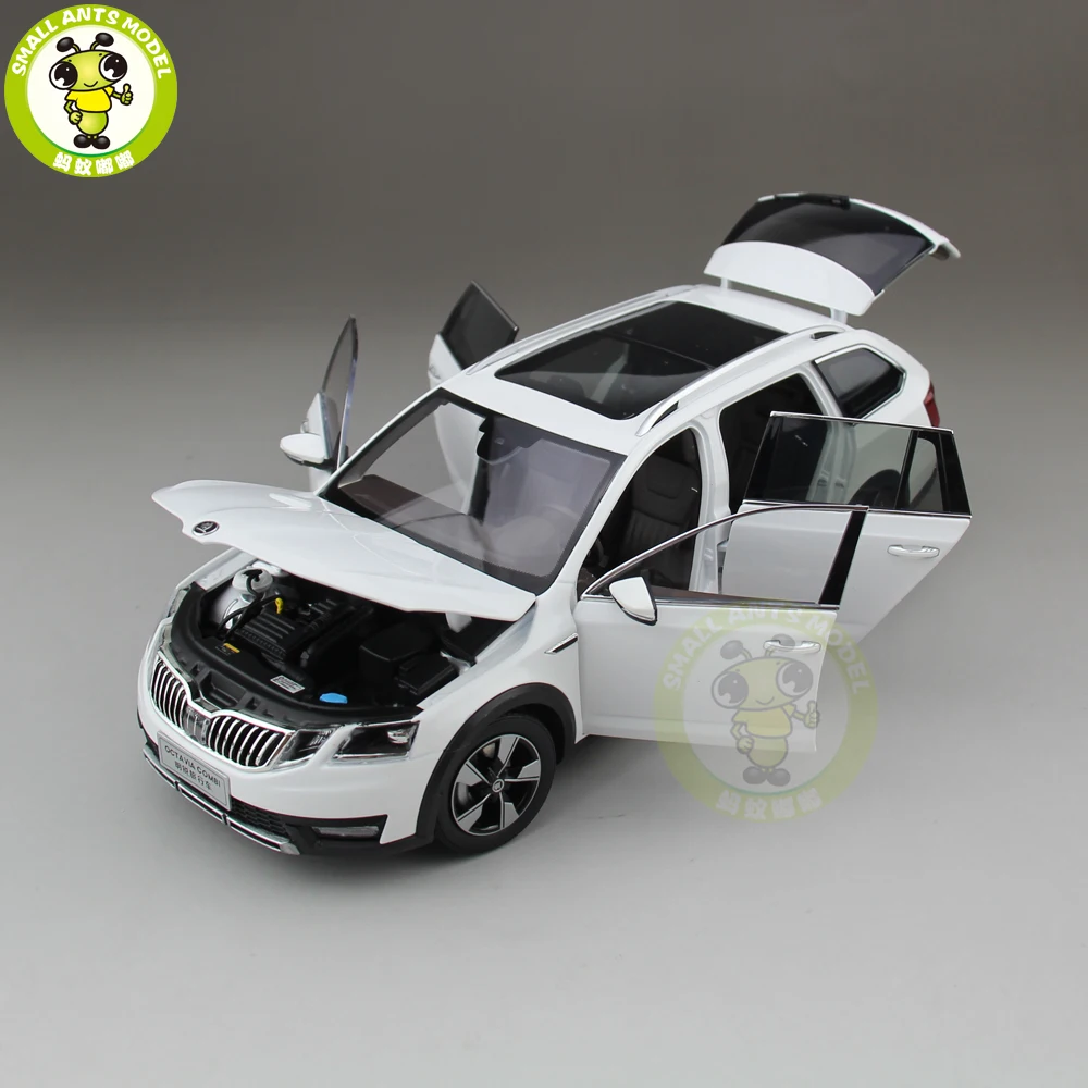 1/18 Skoda Octavia Combi Wagon литой металл модель автомобиля игрушка день рождения девочки мальчика подарок белый