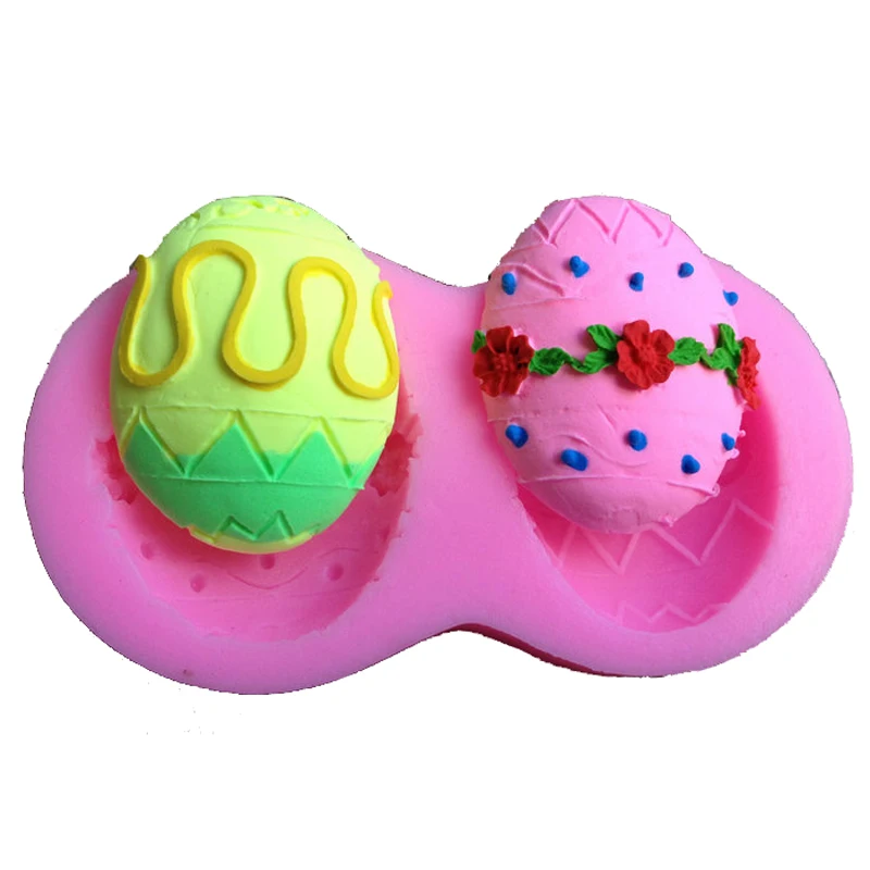 easter eggs cooking tools decoration Silicone Fondant Sugar Craft Molds