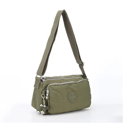 army green TEGAOTE, сумки на плечо, женская маленькая сумка через плечо, сумка-мессенджер для девушек, кошельки, Bolso Mujer, дамская сумка, нейлон,, Sac, основная женская сумка - Цвет: army green