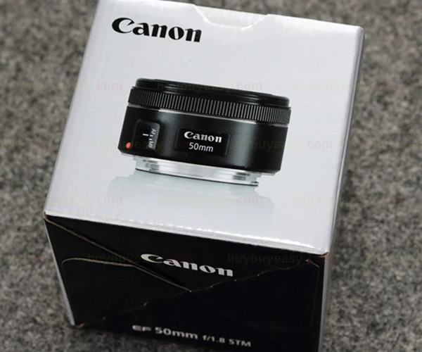 Объективы Canon 50 1 8 EF мм f/1 STM для цифровых зеркальных фотокамер canon 650D 700D 750D 800D 60D 70D 80D
