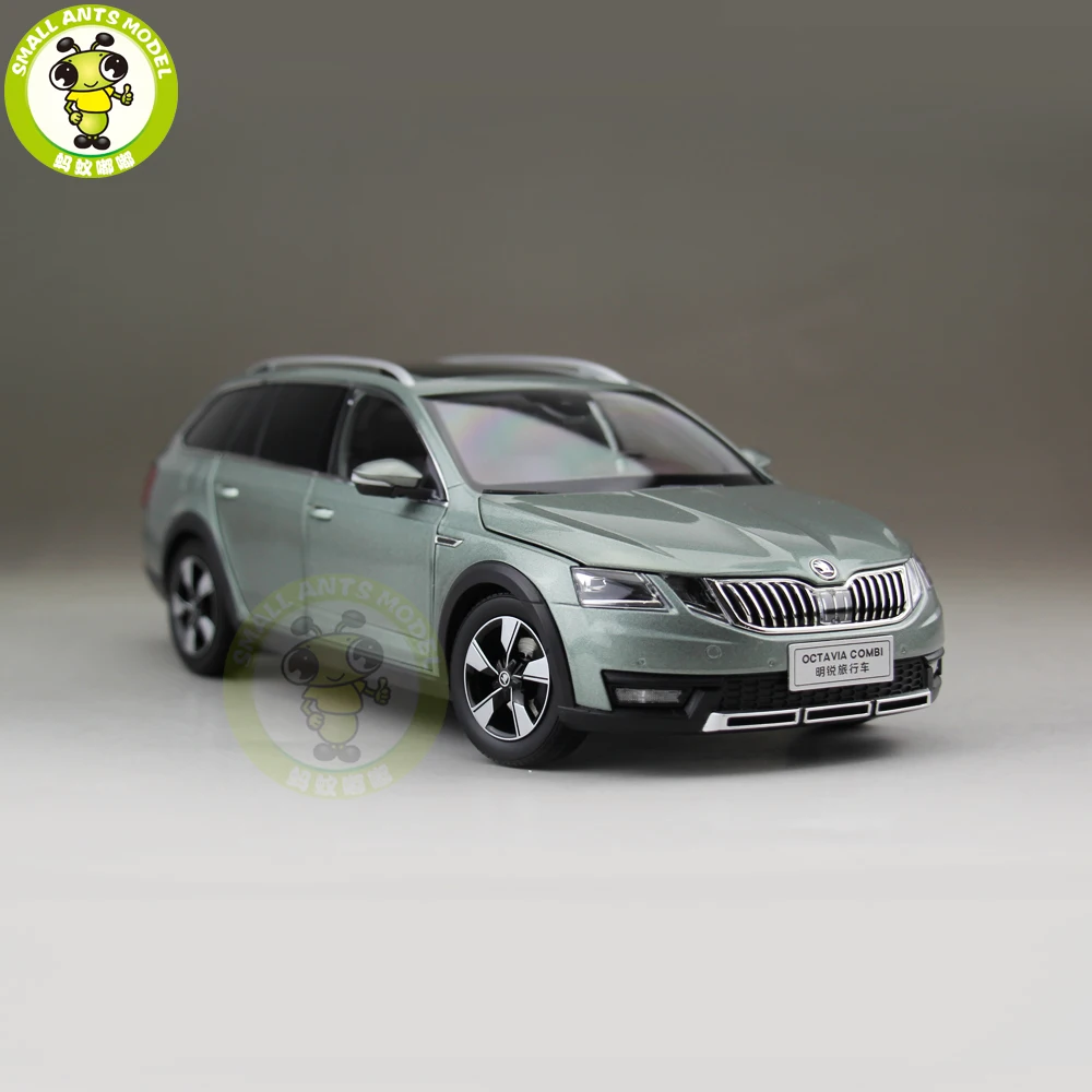 1/18 Skoda Octavia Combi Wagon Diecast Metal CAR MODEL Toy Girl Boy Birthday gift Green Color