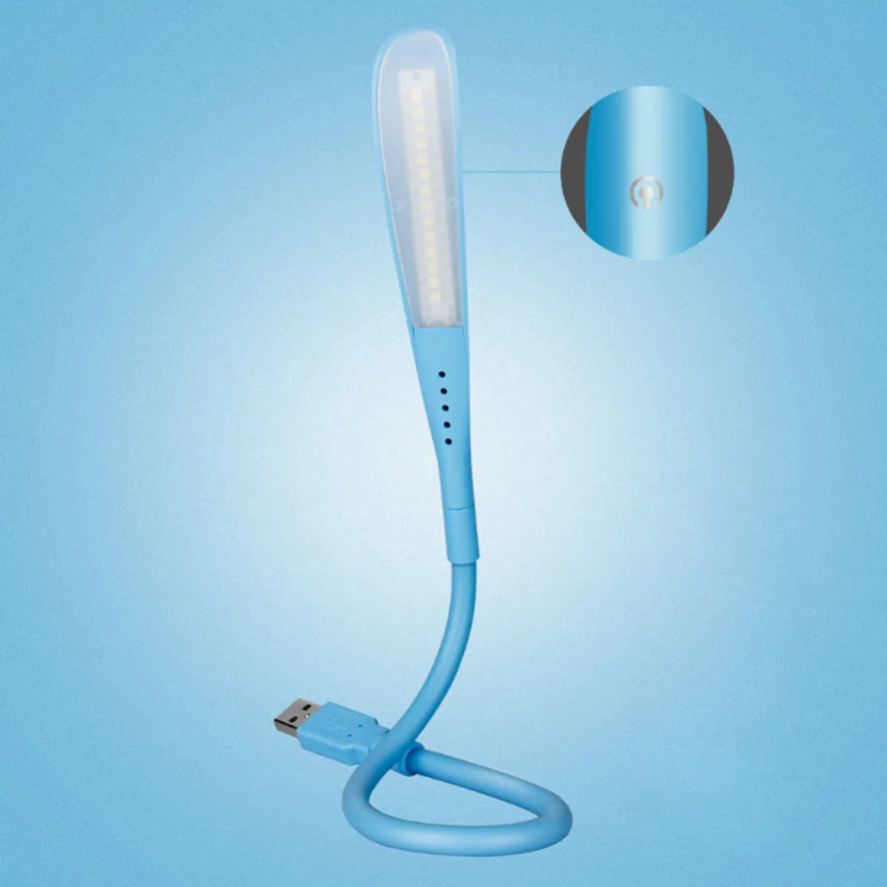 

Touch Dimmable Flexible USB LED Eye-care Reading Light Adjustable LED Solid Desk Lamp for Laptop Bedroom Study Lighting