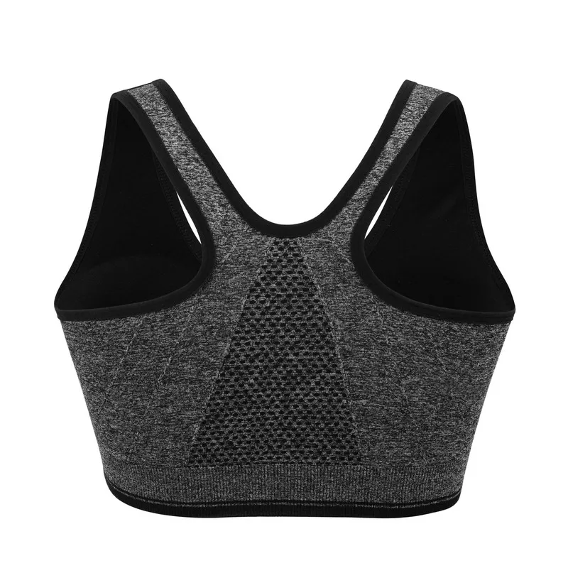 WANAYOU Large Size Sports Bra Women Gym Push Up Running