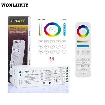 

MiLight FUT089 8 Zone Remote RF Dimmer / LS2 5IN 1 Smart Led Controller / B8 Wall-mounted Touch Panel for RGB+CCT Led Strip