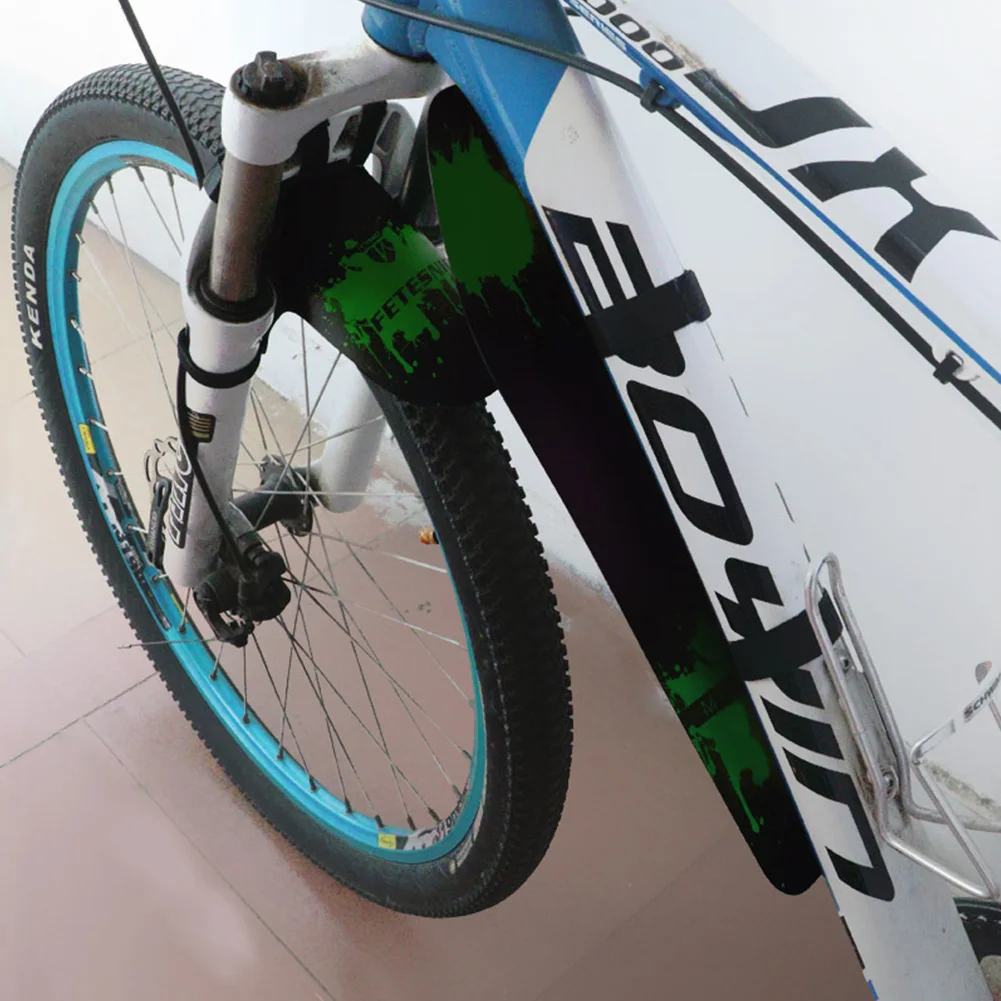 

Wings Outdoor Bicycle Dirtboard Accessories Protective Mountain Bike Clip-on Cycling Mudguard Lightweight Colorful Front Rear