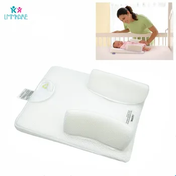 

Newborn baby pillow Cotton Infant Sleep Pad Sleeping Pillows Prevent Flat Head Shape Anti Roll Anti-emetic Baby Sleep Positioner