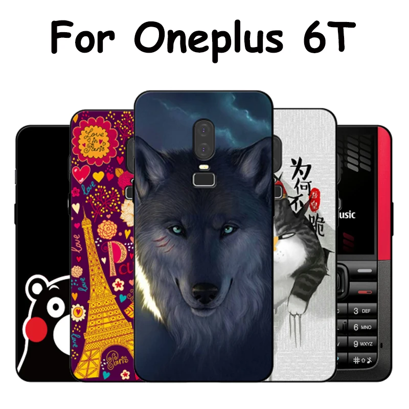 6 28 &quotмодные мягкие силиконовые чехлы для телефонов Oneplus чехол с рисунком из