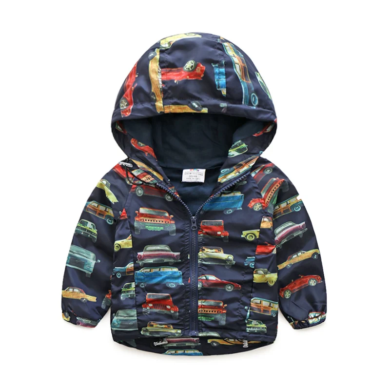 Children Jacket For Boys Cars New Fashion Printed Baby Boys Outerwear & Coats 2 9 Years Kids ...