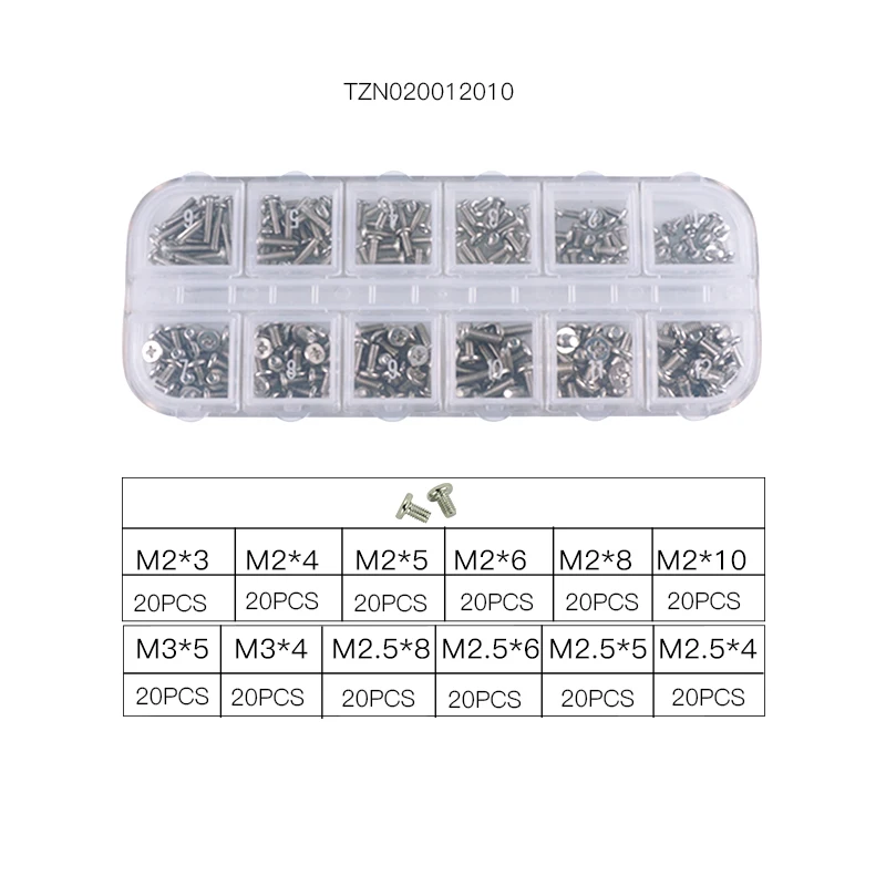 Luchang portátil níquel tornillos computadora electrónica Digital Mini mecánica surtido Kit de reparación de Hardware