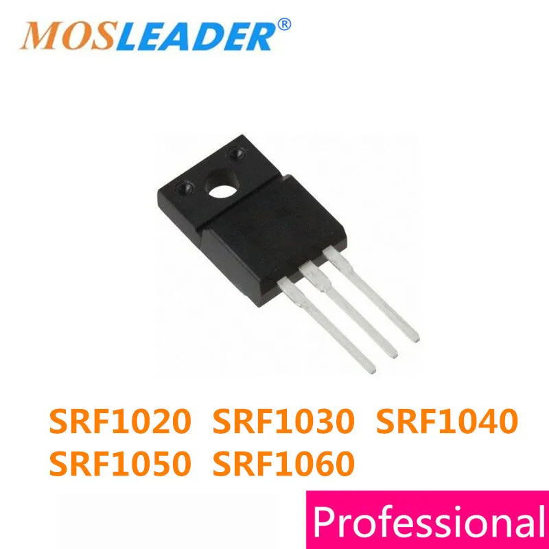 Mosleader 50 шт. TO220F SRF1020 SRF1030 SRF1040 SRF1050 SRF1060 высокое качество Шоттки