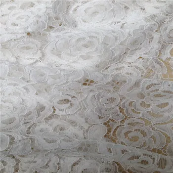 

140cm wide white lace fabric for diy dress clothes
