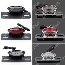 Venta para harley davidson para honda para kawasaki para yamaha moto de la motocicleta matrícula luz trasera de freno
