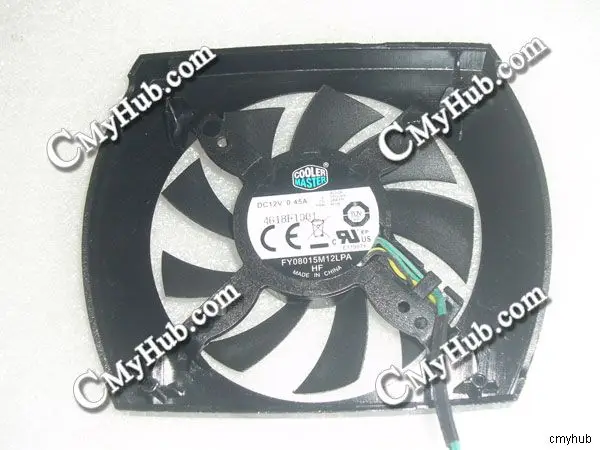 

Genuine For Cooler Master FY08015M12LPA DC12V 0.45A 4Pin Cooling Fan