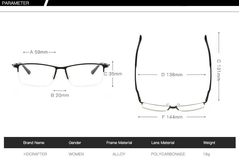 HDCRAFTER, мужские Оптические очки, оправа по рецепту, близорукость/дальнозоркость, оправы для очков, мужские модные очки для чтения, простые очки