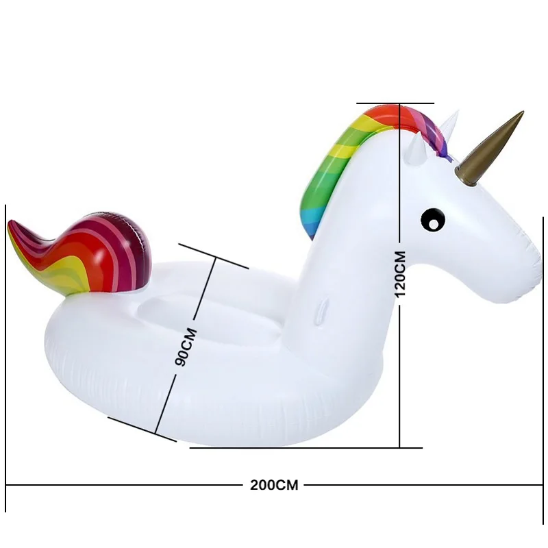 200-90-120cm-Giant-Inflatable-Unicorn-Pool-Float-2017-Newst-Ride-On-Swimming-Ring-Adult-Children (4)