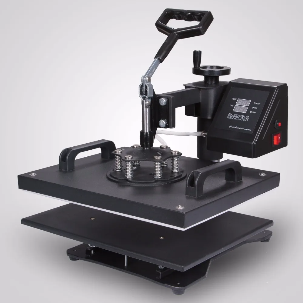 

swing-away design 6 in 1 Multifunctional Sublimation Heat Press Machine