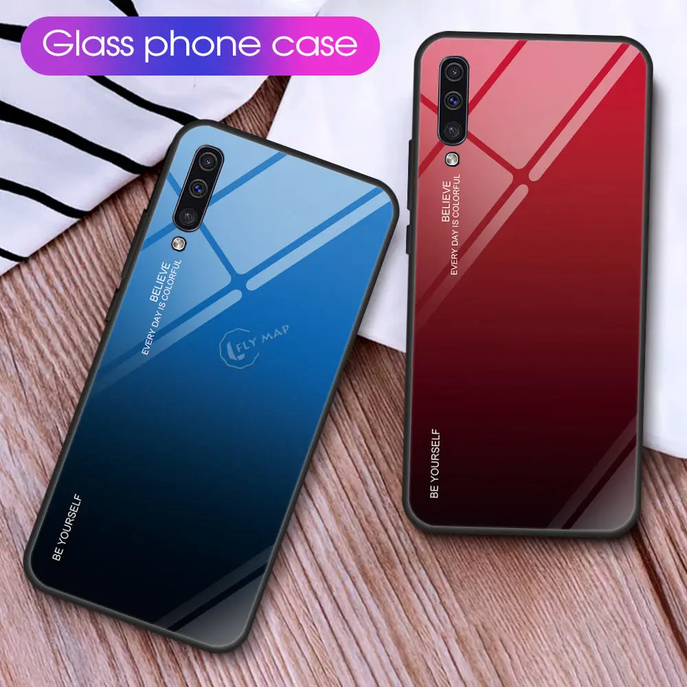 Gradient-Aurora-for-Samsung-Galaxy-A50-2019-A505-A505FD-A505F-DS-Tempered-Glass-Back-Case-SM(1)