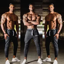 Бренд, новинка, спортивные мужские штаны для бега, для фитнеса, повседневные, модные, брендовые, спортивные штаны для бега, мужские повседневные штаны Snapback