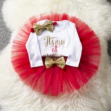 Размер 0-12 мес., комплект одежда для малышей Комплект одежды для девочек детская одежда из хлопка для новорожденных, комбинация из майки и шортиков+ желтый юбка-пачка+ повязка на голову, 3 шт./компл. младенческой Наряд для дня рождения