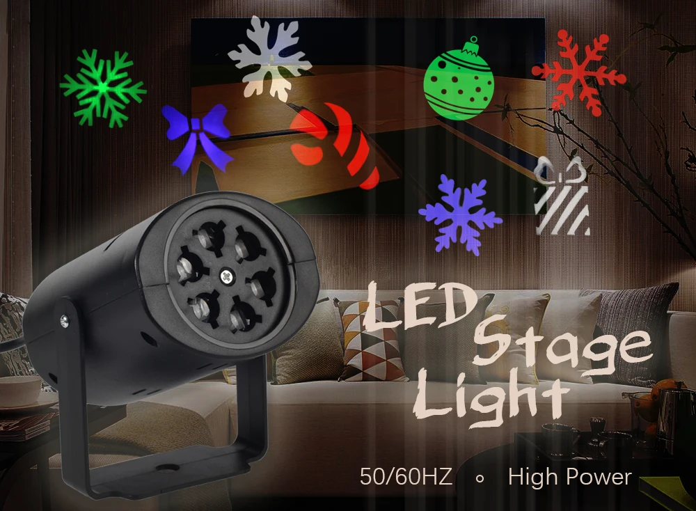 Лазерный проектор для снега, рождественские лампы, светодиодный светильник для сцены, 2 типа, для новогодних, вечерние, уличных, детских, зимних украшений