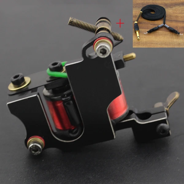 Coils Tattoo Machine for Shader Coil Tatoo Black 10 Wrap Tattoo Coils