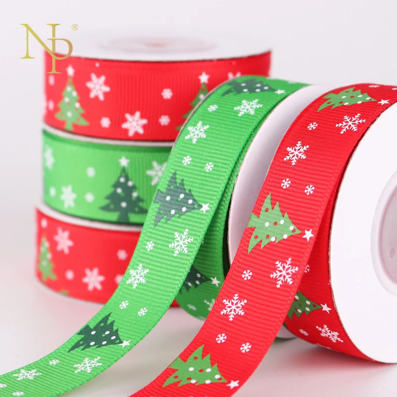 

Nicro 10 Yards 2CM Christmas 2019 Decoration Ribbon Red Green Gift Box Wrap DIY Accessories #Chr16