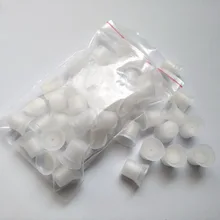 100 шт одноразовый пигмент контейнер чернильница для тату с губкой для перманентного макияжа татуировки держа пигмента