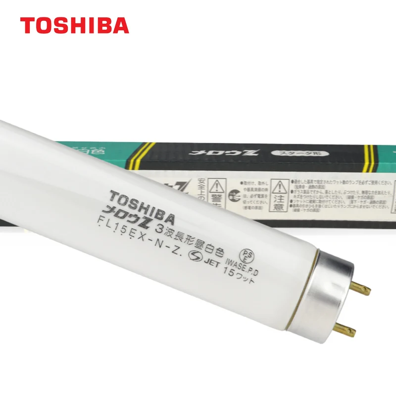 para 2 Pcs Toshiba Linear Lâmpada Fluorescente fl 10ex-n-z Daylight Tubo Fl10exnz Fl10ex-n-z 10 w G13
