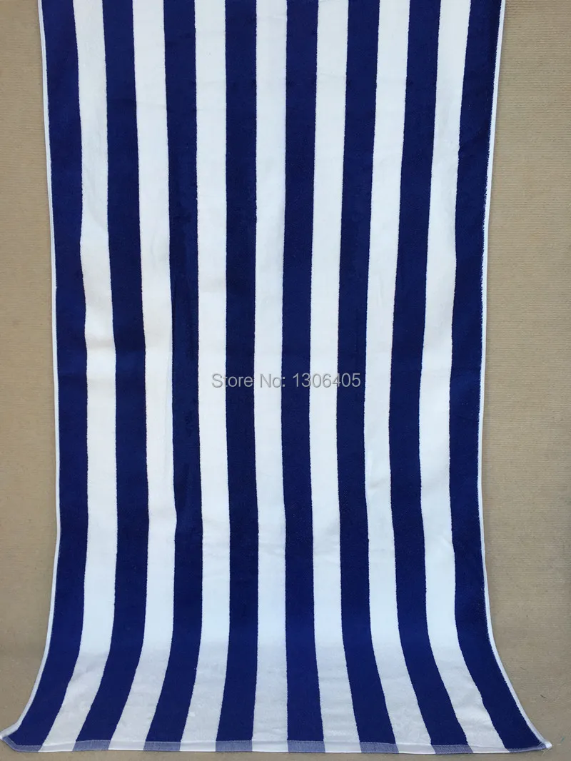 Новое летнее большое хлопковое Полосатое пляжное полотенце s синее банное полотенце servitte De Plage