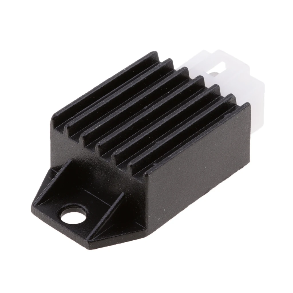 4 Pins 12V Motorcycle Regulator Rectifier Electrical For GY6 4-Stroke 50/110/125/150cc ATVs Dirt Bikes & Go Karts