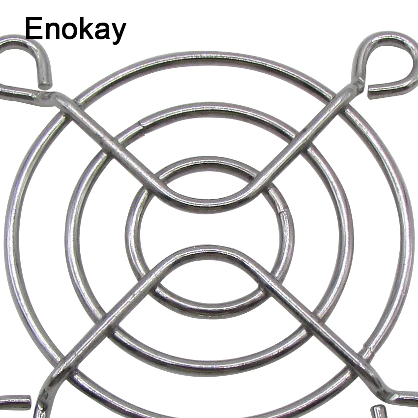 

Enokay 2Pieces LOT Fan Protection Net Grille 5CM 50mm Fan Iron Mesh Computer Case Fan Safety Net