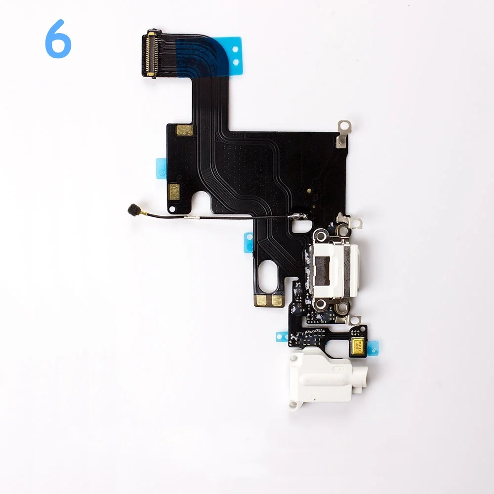 

1pcs Mobile Phone Flex Cables for Apple iPhone 6 Charger Charging Port USB Dock Connector Replacement For Apple iPhone 6s 6 Plus