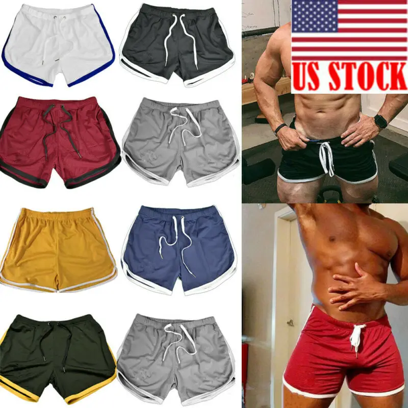

Men's GYM Shorts Training Running Sport Workout Casual Jogging Pants Trousers
