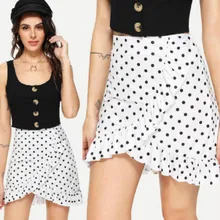 Женская Полосатая юбка с оборками, юбка с завязками, облегающая юбка с высокой талией, Женская Полосатая юбка серого и белого цвета